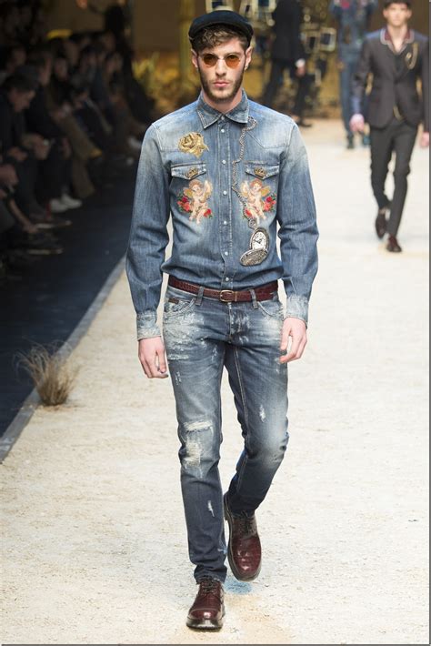 dolce gabbana mens black jeans|dolce and gabbana embellished jeans.